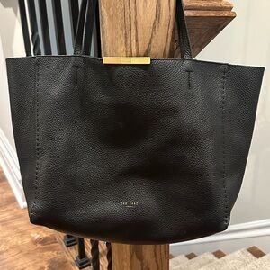 Ted Baker black leather Tote
